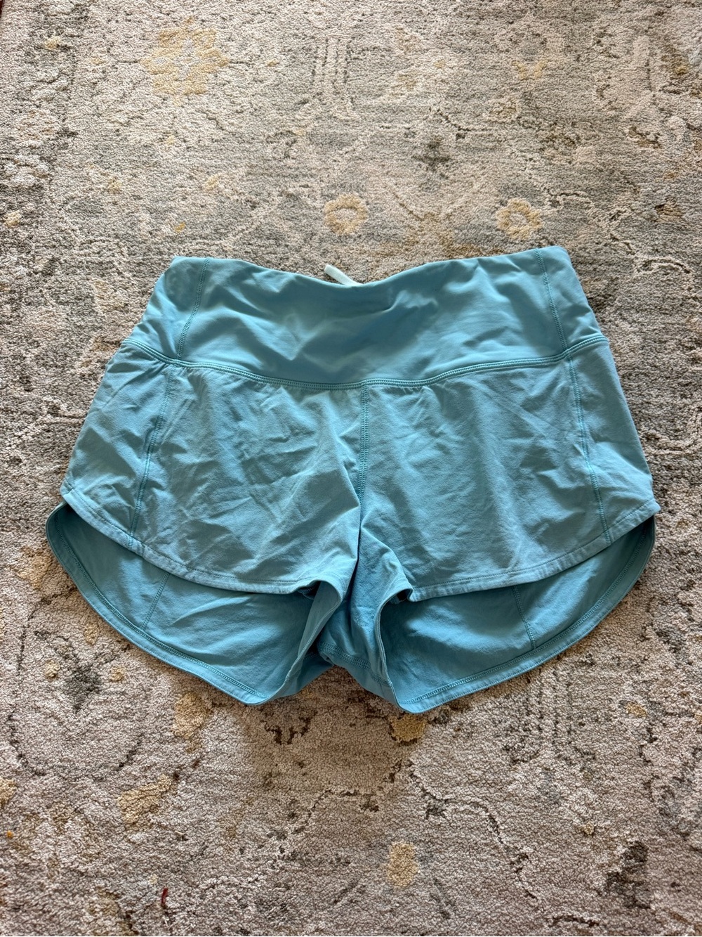 lululemon athletica Light Blue Athletic Shorts 4inch